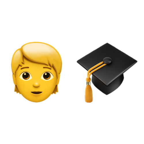 🧑🎓 Emoji Domain iOS rendering